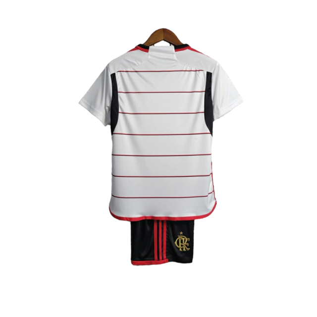 Kit Infantil Flamengo II Adidas 23/24 - Branco