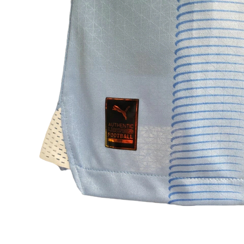 Camisa Manchester City I 23/24 Jogador Puma Masculina - Azul