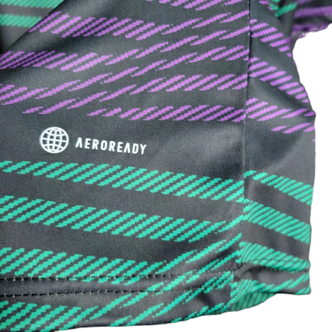 Camisa Real Madrid Treino 23/24 - Torcedor Adidas Masculina - Verde e Azul