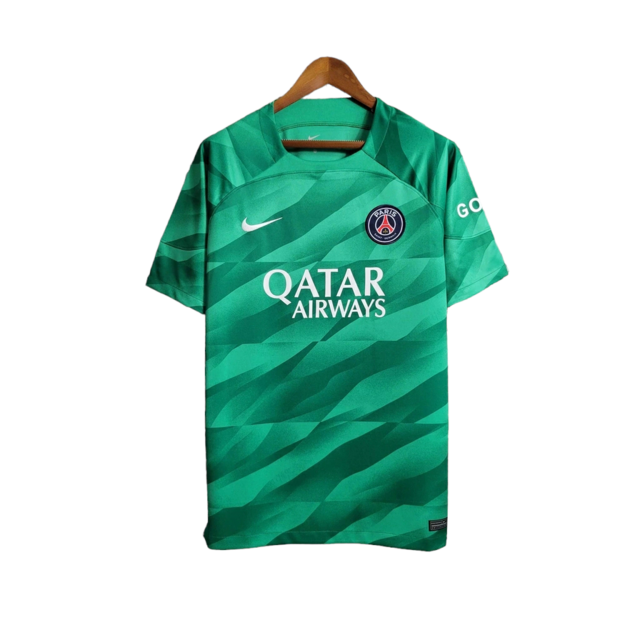 Camisa Paris Saint-Germain Goleiro 23/24 - Torcedor Jordan Masculina - Verde