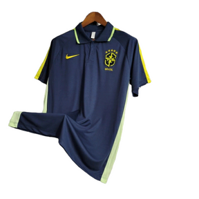 Camisa Brasil Polo 23/24 Torcedor Nike Masculina - Azul
