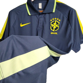 Camisa Brasil Polo 23/24 Torcedor Nike Masculina - Azul