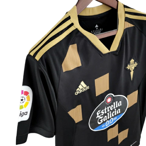 Camisa Celta de Vigo II 22/23 Torcedor Adidas Masculina - Preto