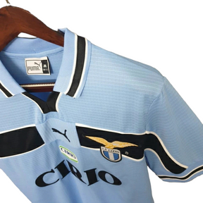 Camisa Retrô Lazio I 1999/2000 - Puma Masculina - Azul e preta