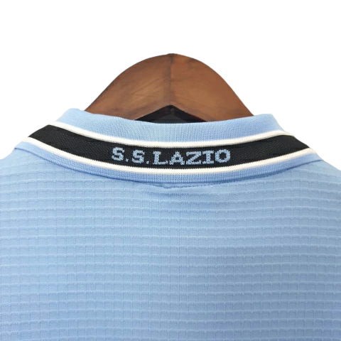 Camisa Retrô Lazio I 1999/2000 - Puma Masculina - Azul e preta