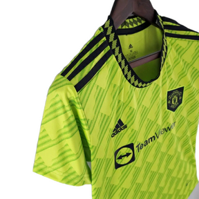 Camisa Manchester United Third 22/23 Torcedor Adidas Feminina - Verde Limão