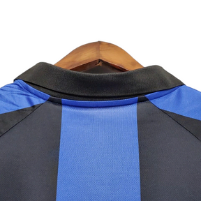 Camisa Retrô Inter de Milão I 2001/2002 - Masculina Nike - Azul e preta