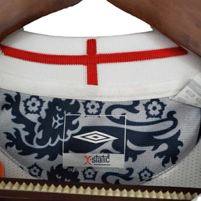 Camisa Retrô Seleção da Inglaterra 2006 - Umbro Masculina - Branca