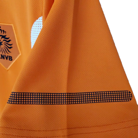 Camisa Retrô Seleção da Holanda I 2010 - Nike Masculina - Laranja