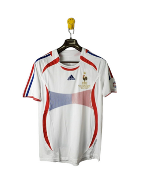 Camisa Retrô Seleção da França II 2006 - Adidas Masculina - Branca