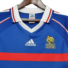 Camisa Retrô Seleção da França I 1998 - Masculina Adidas - Azul