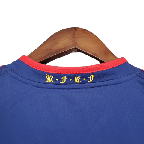 Camisa Retrô Seleção da Espanha II 2010 - Adidas Masculina - Azul
