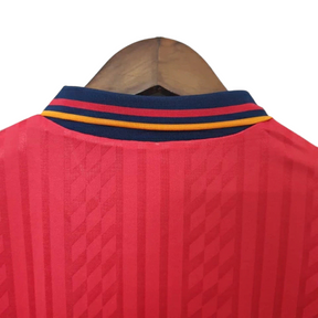 Camisa Retrô Seleção da Espanha I 1994 - Adidas Masculina - Vermelha