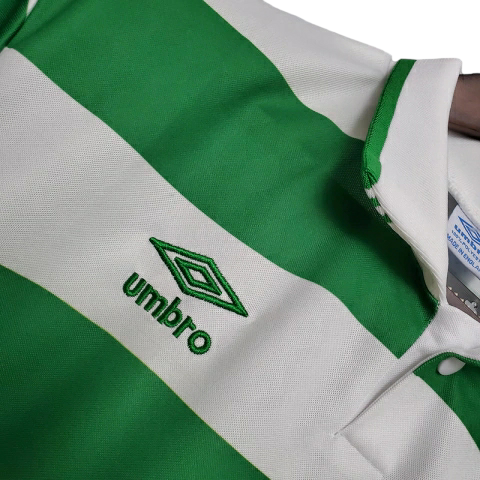 Camisa Celtic Retrô 1987/1989 Verde e Branca - Umbro