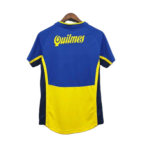 Camisa Retrô Boca Juniors 2001 - Nike Masculina - Azul com detalhes em amarelo
