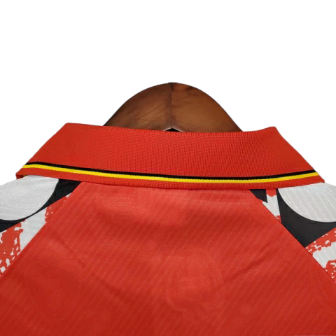 Camisa Bélgica Retrô 1995 Vermelha - Diadora
