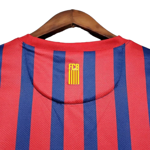 Camisa Barcelona Retrô 2011/2012 Azul e Grená - Nike