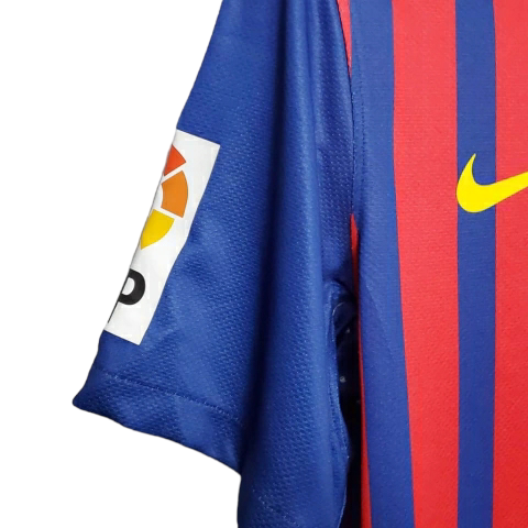 Camisa Barcelona Retrô 2011/2012 Azul e Grená - Nike