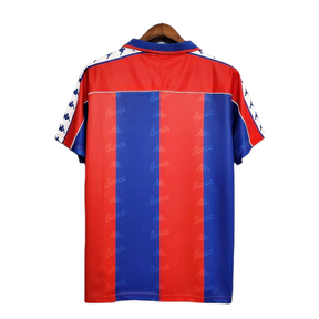 Camisa Barcelona Retrô 1992/1995 Azul e Vermelha - Kappa
