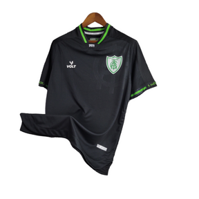 Camisa América Mineiro Goleiro I 22/23 Torcedor Masculina - Preta com detalhes em verde