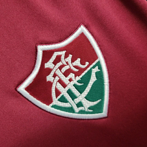 Camisa Fluminense Treino I 23/24 - Torcedor Umbro Feminina - Tricolor com detalhes verde