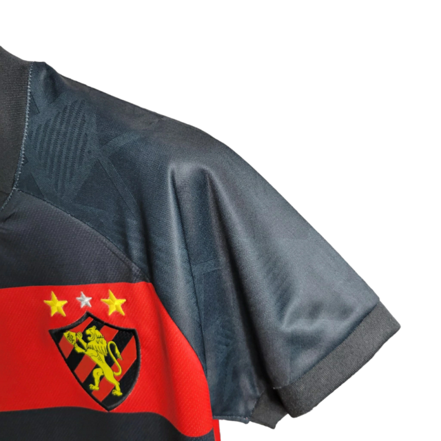 Camisa Sport I 23/24- Torcedor Feminina Umbro - Preta e Vermelha