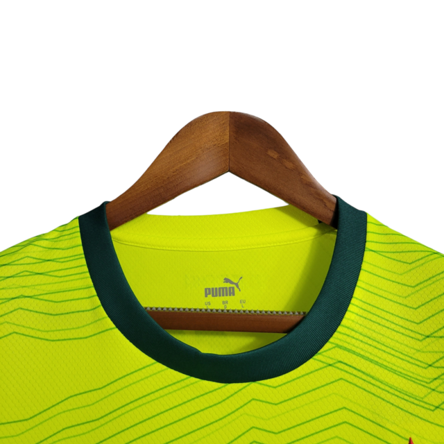 Camisa Palmeiras III 23/24 - Torcedor Puma Masculina - Verde fluorescente
