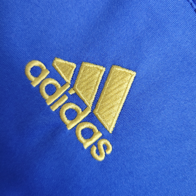 Camisa Retrô Palmeiras III 2014/2015 - Torcedor Adidas Masculina- Azul com detalhes dourados