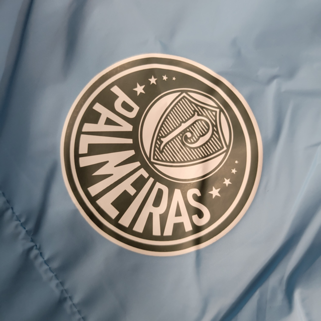 Jaqueta Corta-Vento Palmeiras 23/24 - Masculina Puma - Azul com detalhes em branco