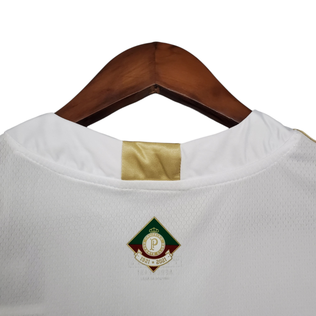 Camisa Cruzeiro II 21/22 Torcedor Masculina - Branca com detalhes em dourado