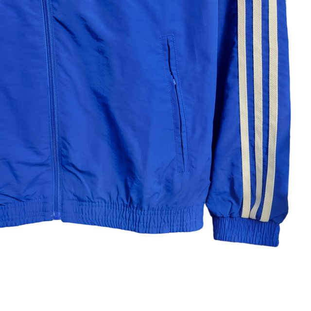 Jaqueta Corta-Vento Cruzeiro Dupla face 23/24 Masculina Adidas - Dupla face azul e branco
