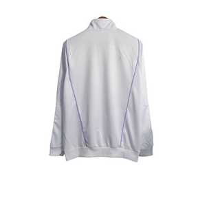 Jaqueta Corta-Vento Cruzeiro Treino 23/24 Masculina Adidas - Branca com detalhes em preto