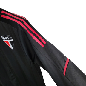 Jaqueta Corta-Vento São Paulo 23/24 Masculina Adidas - Preta