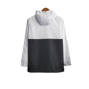 Jaqueta Corta-Vento São Paulo 23/24 Masculino Adidas - Branco com detalhes em preto
