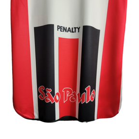Camisa Retrô São Paulo II 2000 - Masculina Penalty - Tricolor com símbolo da Motorola