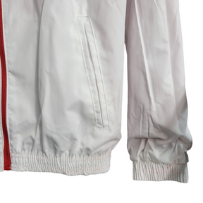 Jaqueta Corta-Vento São Paulo Dupla Face 23/24 Masculina Adidas - Branco e Vermelho