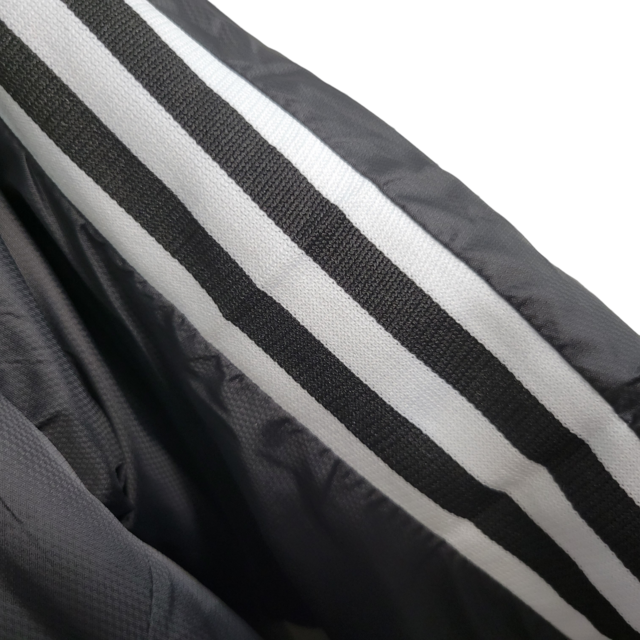 Jaqueta Corta-Vento São Paulo 23/24 Masculina Adidas - Preta com detalhes em branco