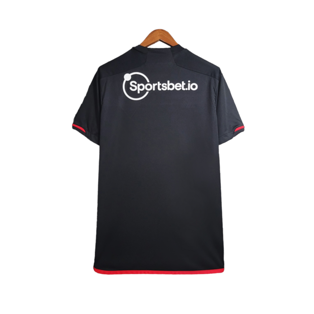 Camisa São Paulo III 23/24 - Torcedor Adidas Masculina - Preta com detalhes em vermelho e branco