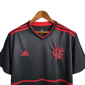 Camisa Flamengo II 20/21 Torcedor Masculina - Preto com detalhes em vermelho