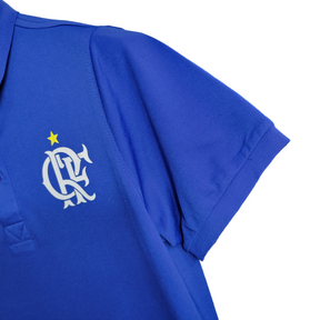 Camisa Flamengo Polo Edição Especial Conmebol 23/24 Torcedor Masculina - Azul com detalhes em branco