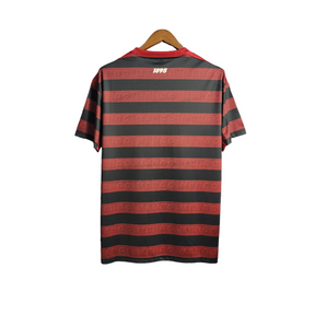 Camisa Flamengo I 19/20 Torcedor Masculina - Vermelha e preta com os detalhes em branco