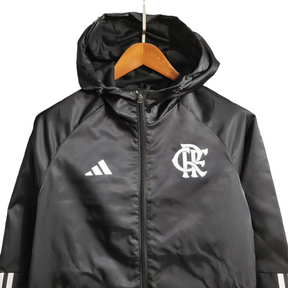Jaqueta Corta-Vento Flamengo 23/24 - Masculina Adidas - Preta