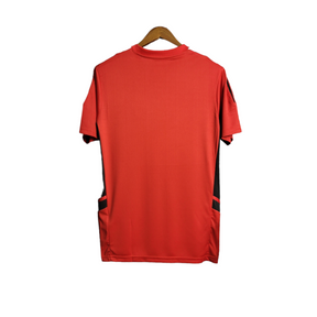 Camisa Flamengo Treino 22/23 Torcedor Adidas - Vermelha com detalhes em preto e amarelo