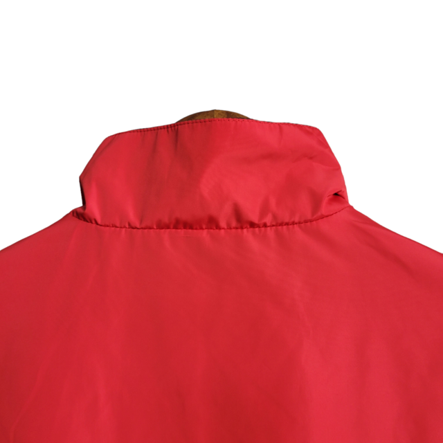 Jaqueta Corta-Vento Flamengo 23/24 Masculina Adidas - Preta com detalhes em vermelho e branco