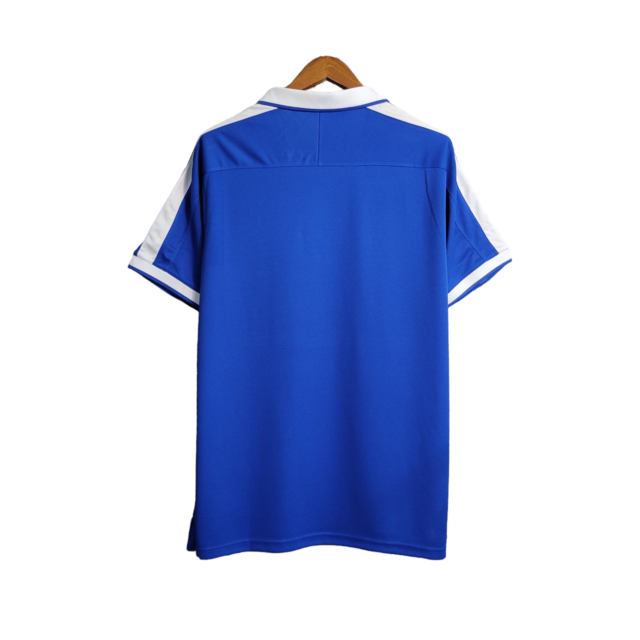 Camisa Seleção Brasileira Retrô II 1997 Nike Torcedor Masculina - Azul com detalhes em branco