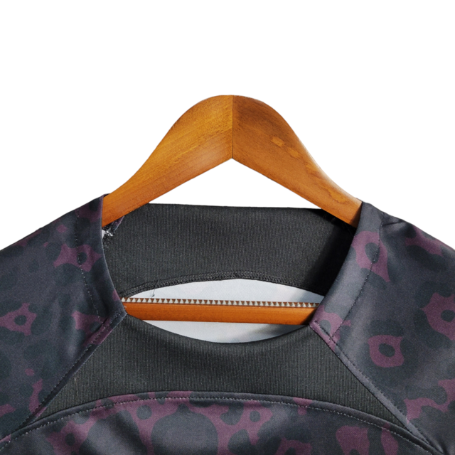 Camisa Goleiro Seleção Brasileira 22/23 Nike Torcedor Masculina - Preta com detalhes em amarelo