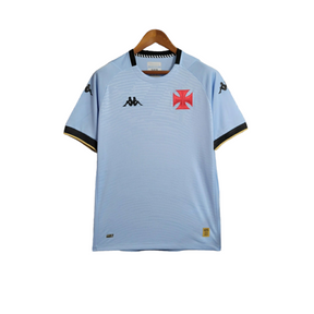 Camisa Vasco da Gama Goleiro 23/24 - Torcedor Kappa Masculina - Azul com detalhes preto e dourado
