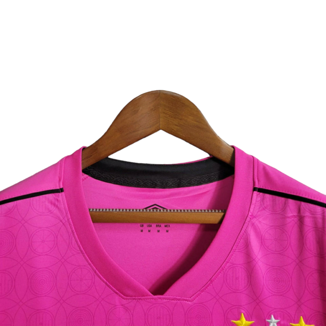 Camisa Sport Edição especial outubro rosa 23/24 - Feminina Umbro - Rosa com detalhes preto