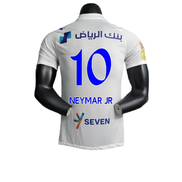 Camisa Al Hilal II 23/24 - Jogador Puma Masculina - Branca com detalhes em azul
