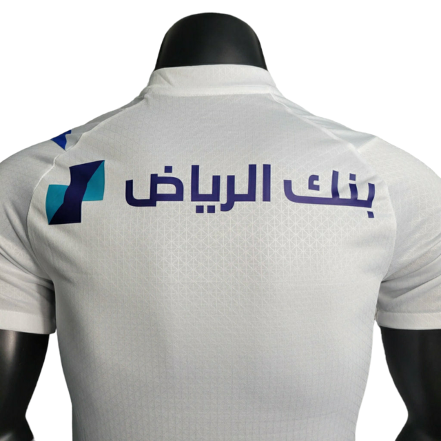 Camisa Al Hilal II 23/24 - Jogador Puma Masculina - Branca com detalhes em azul